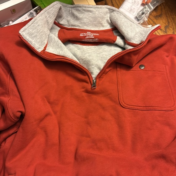Duluth Souped-Up Waffle 1/4 Zip Mock in Red, Size 2XL - Picture 4 of 11